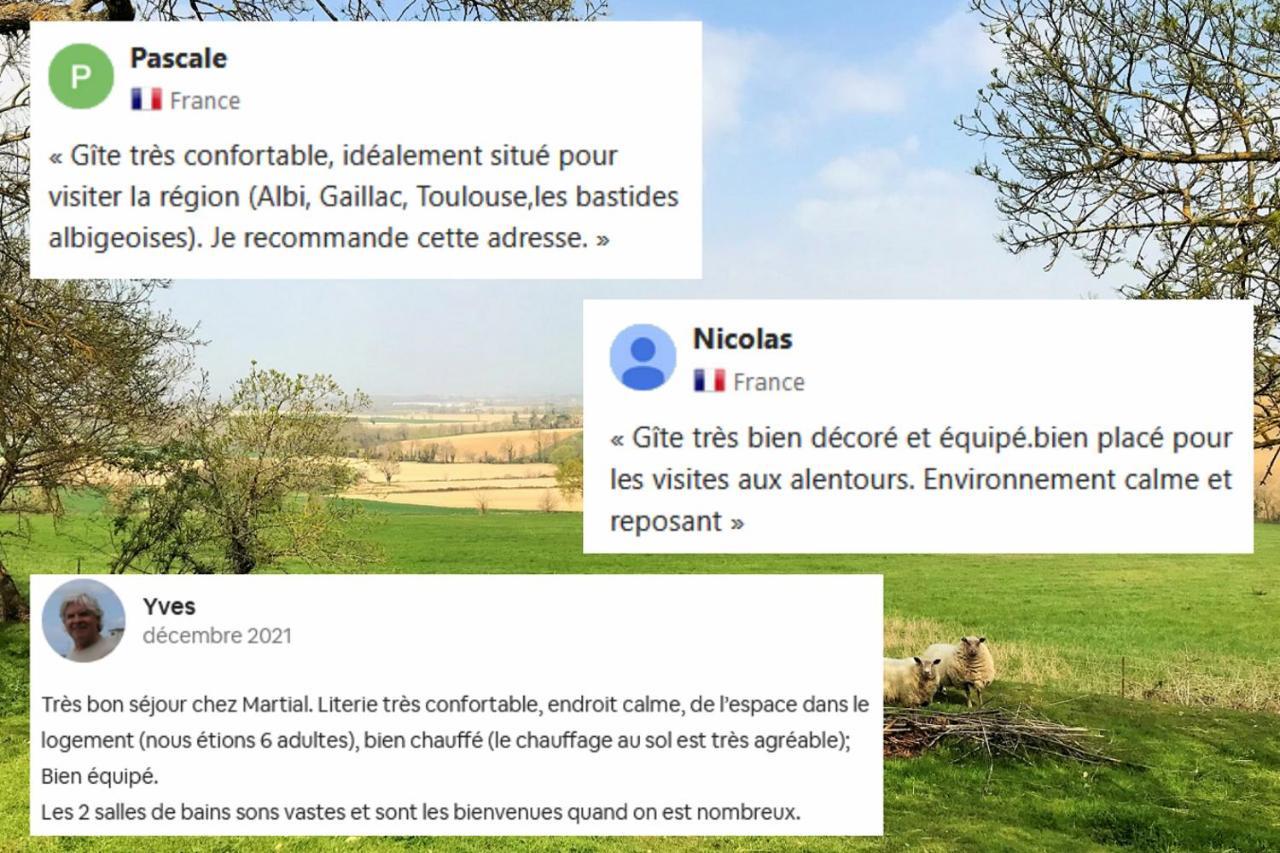Peyrole Le Gite Nature Bien-Etre Piscine Chauffee Privee Du Tarn Entre Toulouse Et Albi & Les Cottages Du Tarn מראה חיצוני תמונה